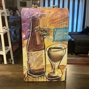 Wine bottle holder carrier
